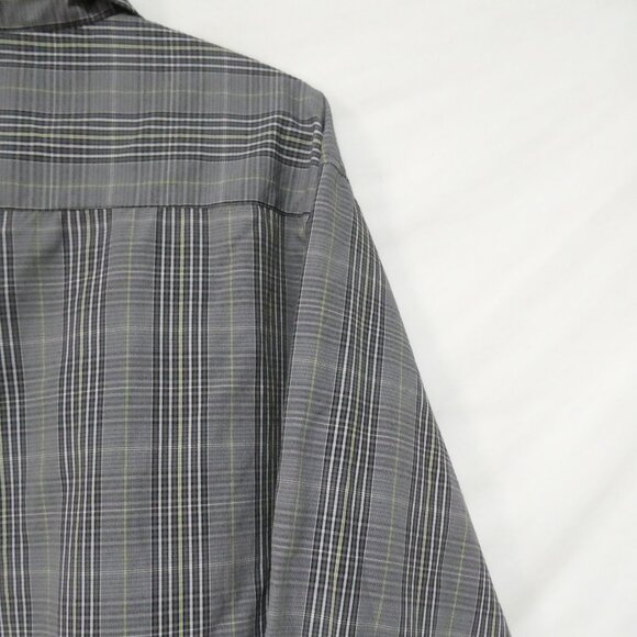 BACK COUNTRY | 2X | Plaid Grey Button-Up Shirt | Chest Pocket - Picture 11 of 14
